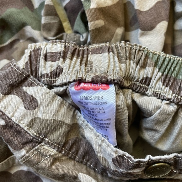 3/$20 fisher price 12 month Camo style pants - Picture 2 of 3